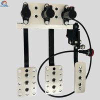 Nouvelle boîte de vitesses à 3 pédales suspendue de course avec barre d'équilibrage et cylindres maîtres en aluminium CNC pour voitures de rallye et de drift sur piste