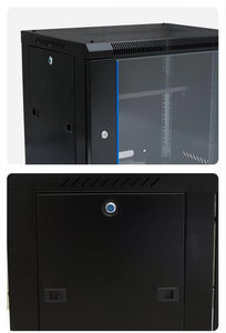 ตู้แร็คคอมพิวเตอร์ Saipwell 9U IT Network Rack แบบปิด ขนาด 19 นิ้ว พร้อม PDU, พัดลมระบายความร้อน, ตู้แร็คเซิร์ฟเวอร์สำเร็จรูป ผลิตจากเหล็กแผ่นรีดเย็น - Product Image 4