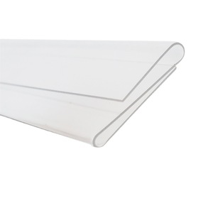 Etiquetas de precio personalizadas termoformadas en PETG, tiras transparentes en forma de V, L y N para estantes de supermercado - Product Image 1