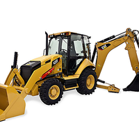 Machine de chantier de récupération, chargement de pelles, moteur original, chargement avant, CAT420F