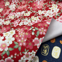 Impression numérique personnalisée de haute qualité 100% coton fleur tissu papier matériel d'emballage