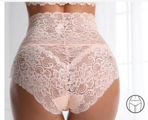 Women Panties Female Plus Size High <strong>Waist</strong> Hollow Out Lace Sexy <strong>Underwear</strong> Lingerie Briefs Solid Comfort Female Underpants - Product Image 2