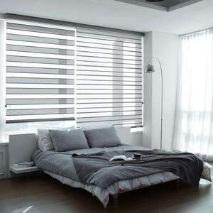 Persianas Zebra Personalizadas Día y Noche, Cortinas Enrollables Automatizadas con Motor, Estilo Coreano, Control de Luz Moderno - Product Image 3