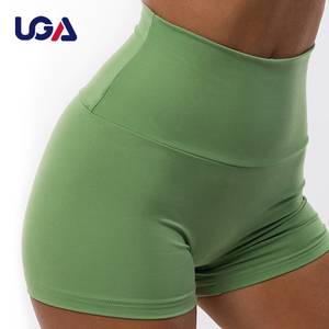 Pantaloncini da Yoga con indosso Leggings da donna abbigliamento sportivo resistente pantaloncini da motociclista attivi alla rinfusa con sollevamento del sedere a vita alta - Product Image 1