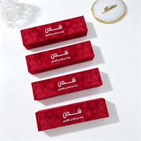 Boîte cadeau de luxe personnalisée en velours avec impression de logo, boîte rigide arabe pour souvenirs, emballage avec intérieur en daim, boîtes à bijoux