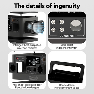 Mini 600 Wát xách tay năng lượng mặt trời Máy phát điện cho cắm trại xe <span class=keywords><strong>RV</strong></span> Du Lịch Tốt Bán tinh khiết Sine Wave Lithium ion ngoài trời sử dụng nhà - Product Image 3