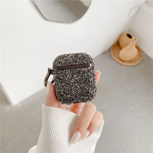 Cho <span class=keywords><strong>3D</strong></span> Leopard Keychain nữ tính phụ nữ Hàn Quốc Nhật Bản Rhinestone 3 12 Pro <span class=keywords><strong>3D</strong></span> Vàng Kim Cương Bling AirPod trường hợp - Product Image 4