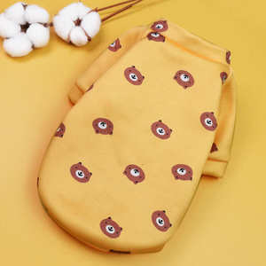 Ropa de Invierno Premium para Mascotas con Estampado de Animales de Dibujos Animados, Chaleco de Dos Patas de Poliéster, Impermeables Transpirables y Suaves para <span class=keywords><strong>Perros</strong></span> Pequeños y Gatos, Uso Diario - Product Image 3