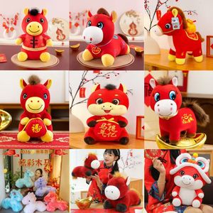 15Cm Custom Logo Mascottes Knuffels Paarden Jaar Paard Mascotte Leuke Pluche Speelgoed Paard Nieuwjaar Sfeervolle Decoraties - Product Image 5