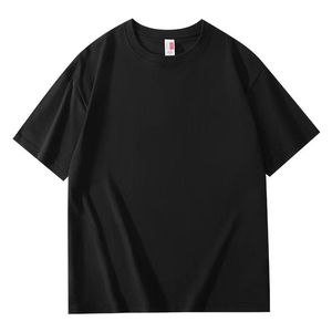 เสื้อยืดผู้ชายลำลองคุณภาพสูง เนื้อผ้าหนา 200gsm ทรงโอเวอร์ไซส์ แขนสั้น ผ้าฝ้าย 100% สั่งทำได้ - Product Image 4