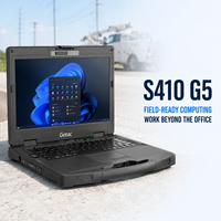 Nouvel ordinateur portable semi-robuste Intel Getac S410 G5, Windows 11 Pro anglais, WiFi 6E, pour la logistique d'entrepôt, le personnel mobile