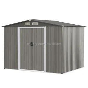 Hangars de stockage de petite maison hangar de stockage en métal verrouillable extérieur pour pelouse de patio d'arrière-cour