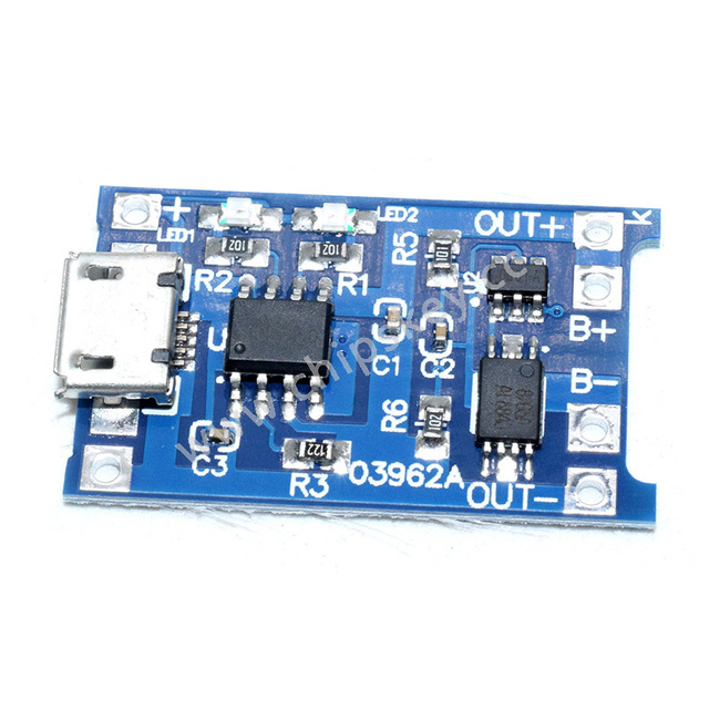 #19J033 TP4056 5V Micro USB 1A 18650 Charging Module 1st Choice Electronic Board Charger for Lithium Batteries