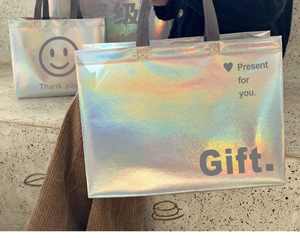 กระเป๋าโท้ท LAZER ถุงผ้าใยสังเคราะห์บรรจุภัณฑ์ถุงช็อปปิ้งกระเป๋าโท้ทสั่งทำ - Product Image 4