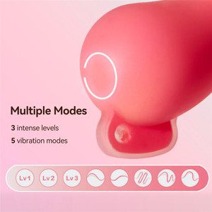 Vibrador con Forma de Hongo Atardecer, Huevo Vibrador con Aplicación, Control Remoto Inalámbrico Portátil, Vibrador Bluetooth, Juguete Sexual para Mujeres - Product Image 4