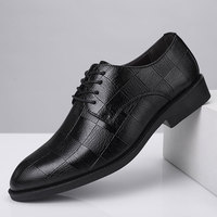 Nouvelles Chaussures Habillées Décontractées en PU à Lacets Antidérapantes pour Hommes, Taille 48, Grande Taille, Polyvalentes, pour Mariage, Collection Automne/Hiver 2026