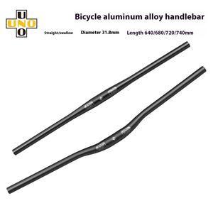 Taiwan <span class=keywords><strong>UNO</strong></span> 31.8*680MM 640 720MM allongé droit Yan guidon guidon transversal pour vélos de route VTT - Product Image 2