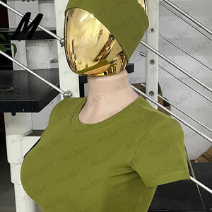 Abiti da <span class=keywords><strong>Donna</strong></span> Autunnali, Abbigliamento Casual, T-shirt in <span class=keywords><strong>Cotone</strong></span> a Maniche Corte, Gonna Lunga Aderente, Set di 2 Pezzi - Product Image 2