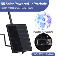 Répéteur de nœud Lora solaire D5 Meshtastic avec module LilyGo T3S3 ESP32 V1.2 Lora contrôleur intégré/batterie sortie 3.7v