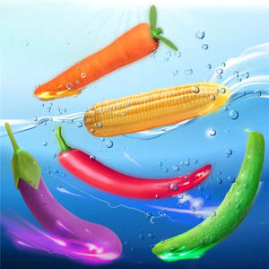 Вибраторы в форме овощей и фруктов (огурец, кукуруза, морковь, баклажан, перць чили), секс-игрушки, товары для взрослых, дилдо-игрушки - Product Image 1
