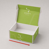 Boîte d'expédition personnalisée haut de gamme en carton ondulé pour e-commerce, avec bande déchirable pour un ouverture facile