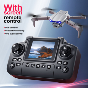 Nouveau drone E99 <span class=keywords><strong>avec</strong></span> télécommande à <span class=keywords><strong>écran</strong></span>, mini drones FPV portables, <span class=keywords><strong>caméra</strong></span> double 4K HD, quadricoptère pliable, <span class=keywords><strong>hélicoptère</strong></span> - Product Image 2