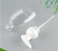 Bouteille en mousse transparente vide de 250ml Bouteille en plastique PET pour cosmétique avec couvercle à vis Bouteille en mousse plastique 300ml