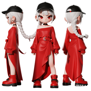 Figurine Anime 3D Personnage Personnalisé en Vinyle PVC - Jouet Figurine Anime Souple Sofubi - Figurines en Plastique Anime à Collectionner Costumes & Boîte Mystère Jouet - Product Image 3