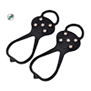 Vente en gros d'usine de couvre-chaussures antidérapants en silicone à 8 dents pour l'extérieur, type <span class=keywords><strong>crampons</strong></span> - Product Image 1