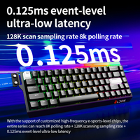 LDON 68PRO 8000Hz Magnetic Switch RGB Wired USB Gaming Keyboard with PBT Keycaps Mechanical Laser Style for Desktop E-Sports