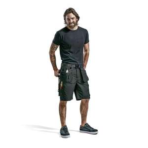 BLAKLADER - 152618459900C58 Short Craftsman léger noir-PANTALON DE TRAVAIL EAN 7330509483169 SHORT DE TRAVAIL - Product Image 3