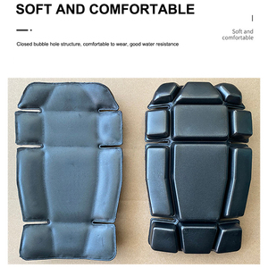 Penjualan Terbaik bantalan pelindung lutut dan siku awet hitam pelindung lutut plastik antitabrakan perlengkapan pekerja untuk merangkak bekerja - Product Image 5