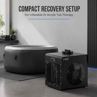 Icegalax Mini bain de glace avec refroidisseur et filtre pour remise en forme et récupération avec contrôle à distance