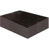 Haute qualité traitement personnalisé 3mm d'épaisseur noir feuille acrylique qualité PE matériel découpe Laser