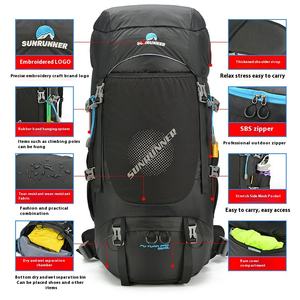 Custom Lightweight Outdoor Sports Trekking Bag Mountaineering Waterproof Mountain <b>Backpack</b> Hiking Camping Travel Daypack - Product Image 5