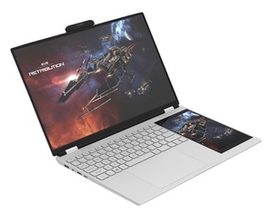 15.6 + 7 Inch Màn Hình Kép Máy Tính Xách Tay Win11 Kim Loại Máy Tính Máy Tính Xách Tay Cho Văn Phòng Kinh Doanh - Product Image 1