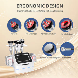 Nouvelle machine de <span class=keywords><strong>cavitation</strong></span> 40K 6-en-1 verticale pour raffermissement cutané, perte de poids et amincissement corporel par aspiration, idéale pour les salons. - Product Image 2
