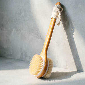 แปรงนวดตัวไม้ทรงกลมแบบธรรมชาติ เป็นมิตรกับสิ่งแวดล้อม พร้อมโลโก้สั่งทำ ขนแปรงจากขนหมูป่า ขัดเซลลูไลท์ สำหรับผู้หญิง - Product Image 5