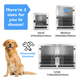 Hot <strong>Sale</strong> Petsproofing Multifunction Veterinary ICU Cage Stainless <strong>Steel</strong> <strong>Dog</strong> &amp; Cat <strong>Kennel</strong> with Animal Pattern <strong>for</strong> Pet Owners