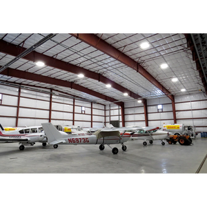 Conception de bâtiment à ossature en acier industrielle moderne personnalisable, peut être utilisée pour un grand hangar à avions facile à assembler, <span class=keywords><strong>porte</strong></span> - Product Image 4