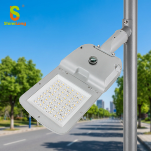 LED Street <b>Light</b> 180lm/w Aluminum Alloy IP66 Waterproof Outdoor Lighting Microwave Sensor 0-10V Dimmable Road Lamp - Product Image 1