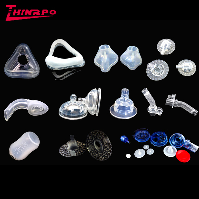 Medical Grade LSR Liquid Silicone Rubber Product clear Silicone Parts for Injection Manufacturing