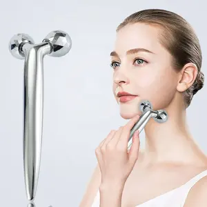 waterproof facial shaped 3d roller massage slim thin face and body 360 massager