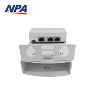 Répéteur Extenseur PoE Gigabit Extérieur 3 Ports Portée 200m IEEE 802.3af/at Étanche pour Caméra IP CCTV En Stock