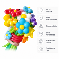 Modellierballons 260Q, Drehbare Latexballons für Ballontiere, Partydekoration, Großhandel, OEM, Private Label