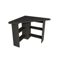 Mobilier de bureau design moderne coin bureau d'ordinateur noir bureau en bois