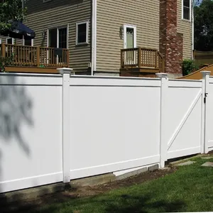 Cheap Plastic Panels Fence High Quality Exterior Pvc Fence Panels For Farm And Garden