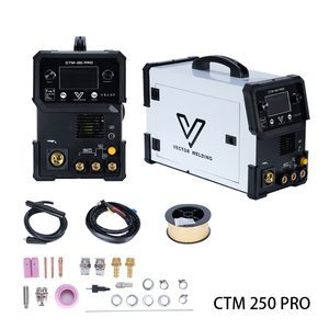 Saldatrice Multifunzione VECTOR TIG MMA NO GAS MIG Plasma Cutter CTM250PRO - Product Image 1