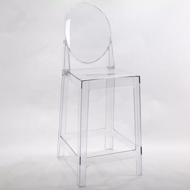 Clear Acrylic Crystal Transparent Plastic Chair for Dining Event Garden Chair