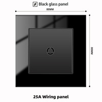 Appareil électroménager électrique, prise murale en verre avec interrupteur, compatible Royaume-Uni et Australie, type US, 118 interrupteurs muraux